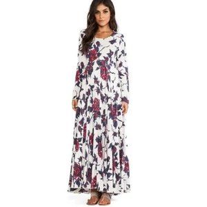 Free People First Kiss Maxi Dress in Ivory